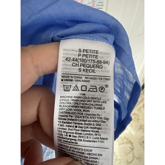 NWT Banana Republic Petite Small Sky Blue Dress - Picture 6 of 11